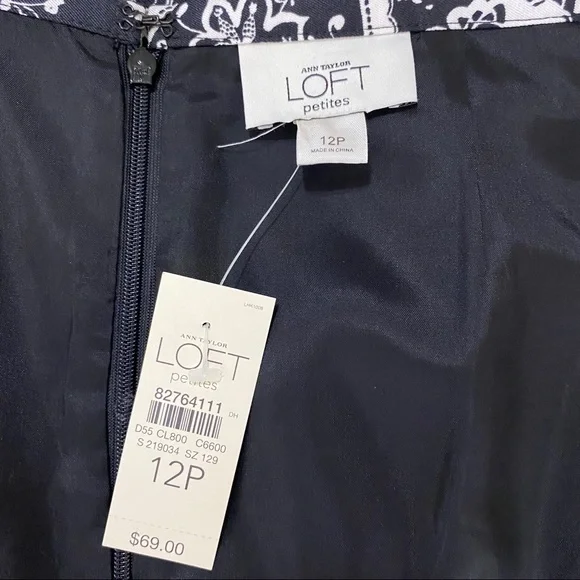 LOFT Paisley Skirt - Picture 10 of 12